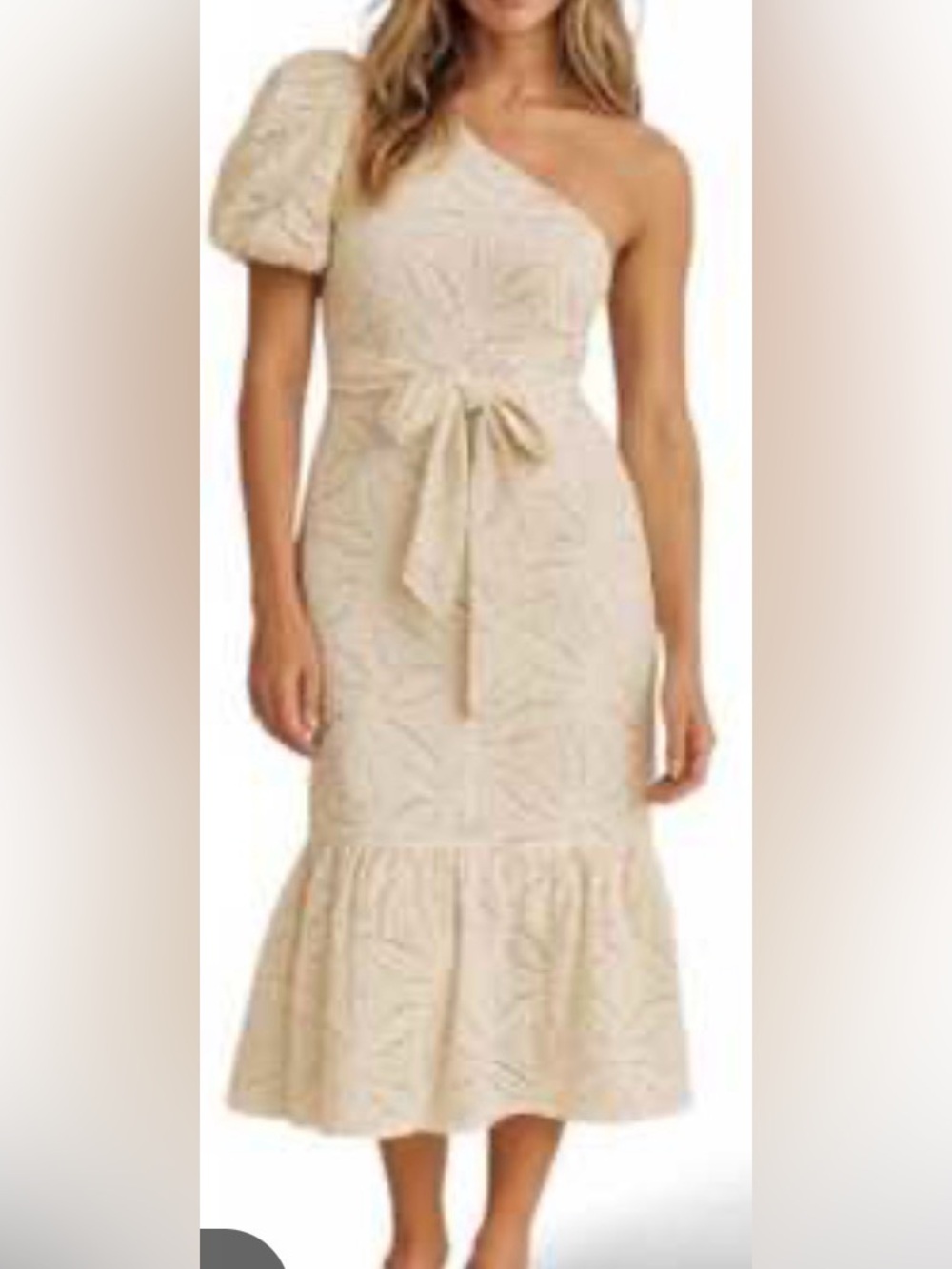 Gibson Latimer eyelet dress size large.